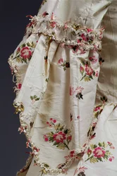 Mouwdetail van een damesjurk, c.1775-80